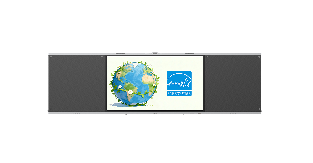 Minh họa chứng nhận ENERGY STAR trên bảng thông minh